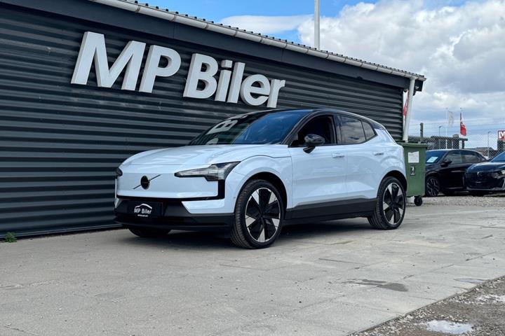 Blå Volvo EX30 fra 2025