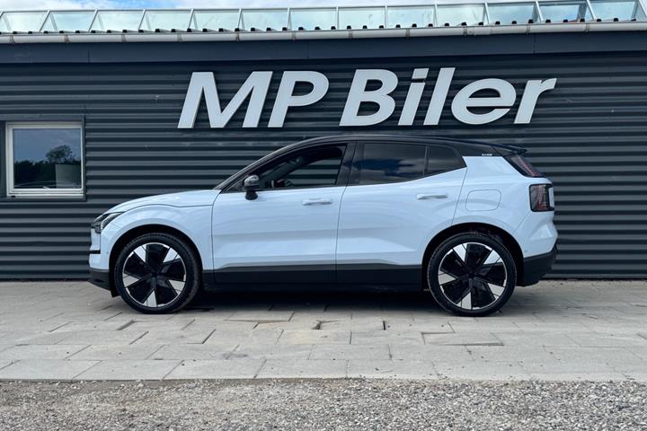 Blå Volvo EX30 fra 2025
