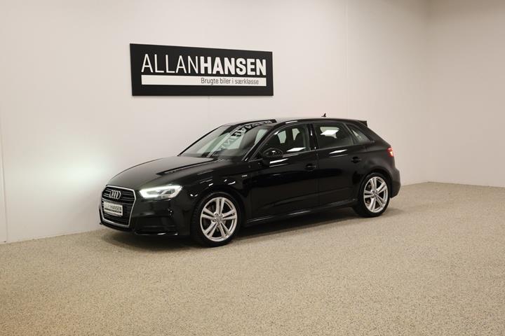 Sort Audi A3 fra 2019