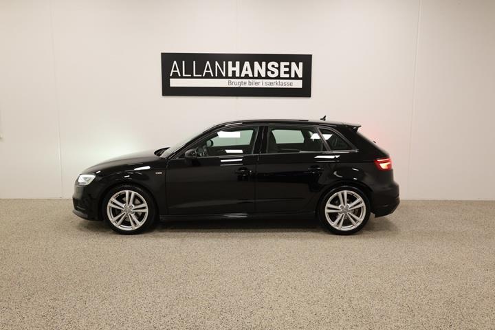 Sort Audi A3 fra 2019