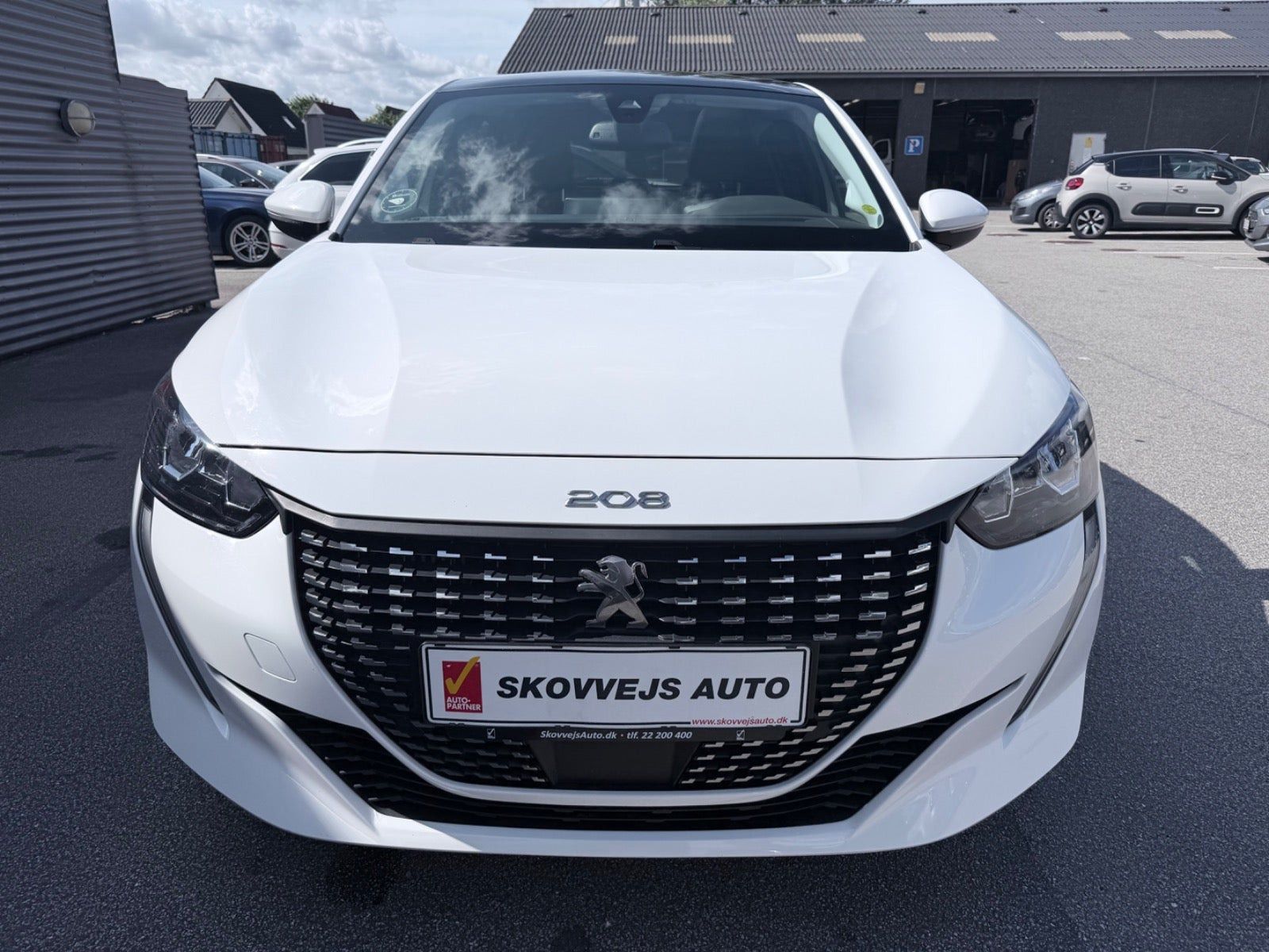 Hvid Peugeot 208 fra 2020