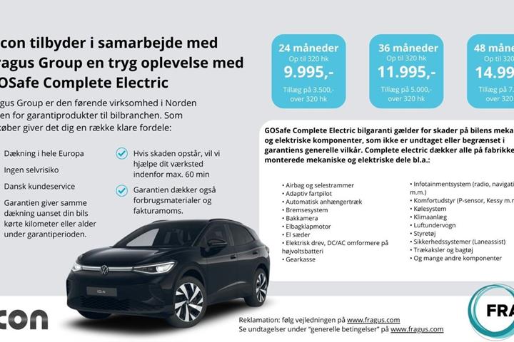 Blå Tesla Model Y fra 2021