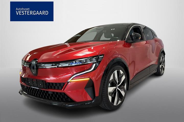 Rød Renault Megane E-Tech fra 2022