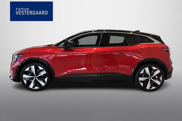 Rød Renault Megane E-Tech fra 2022