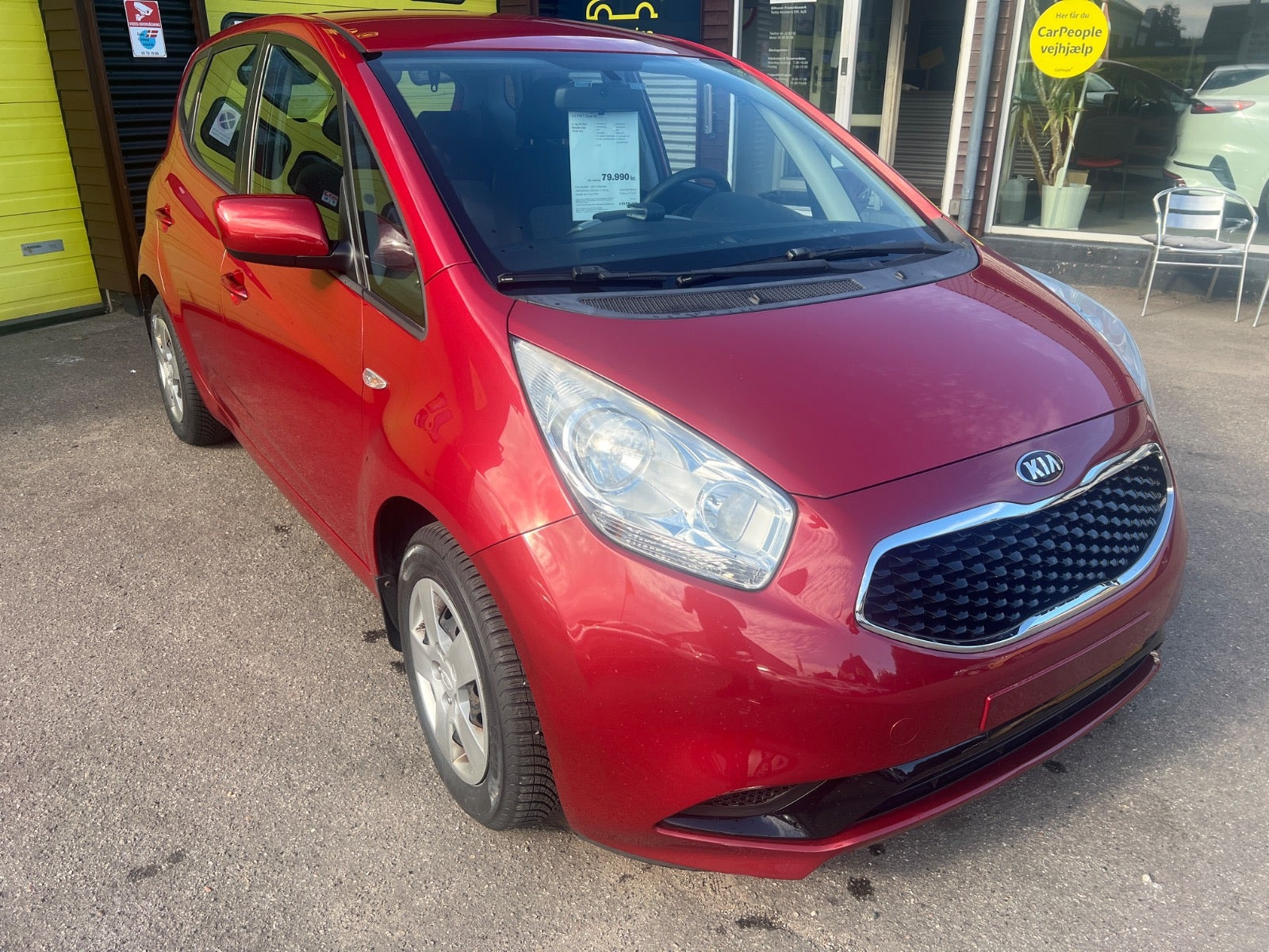 Rød Kia Venga fra 2016