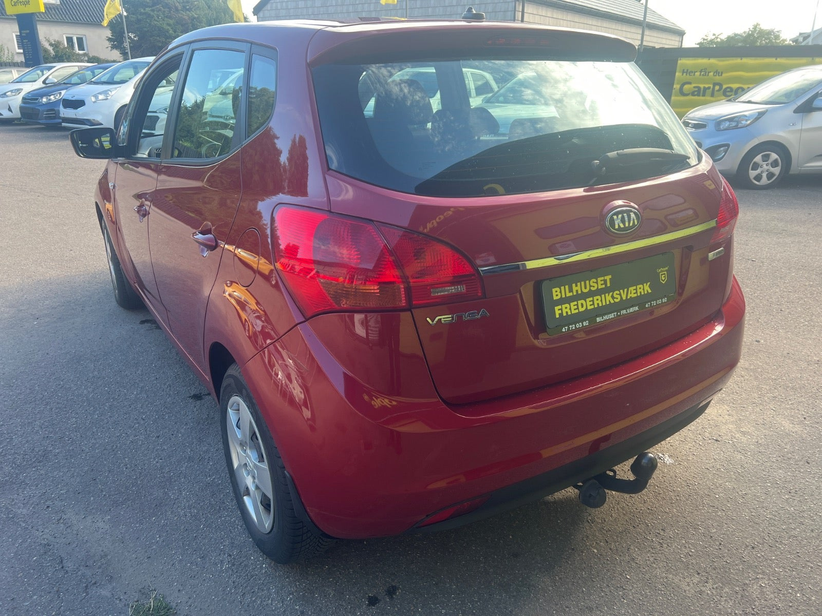 Rød Kia Venga fra 2016