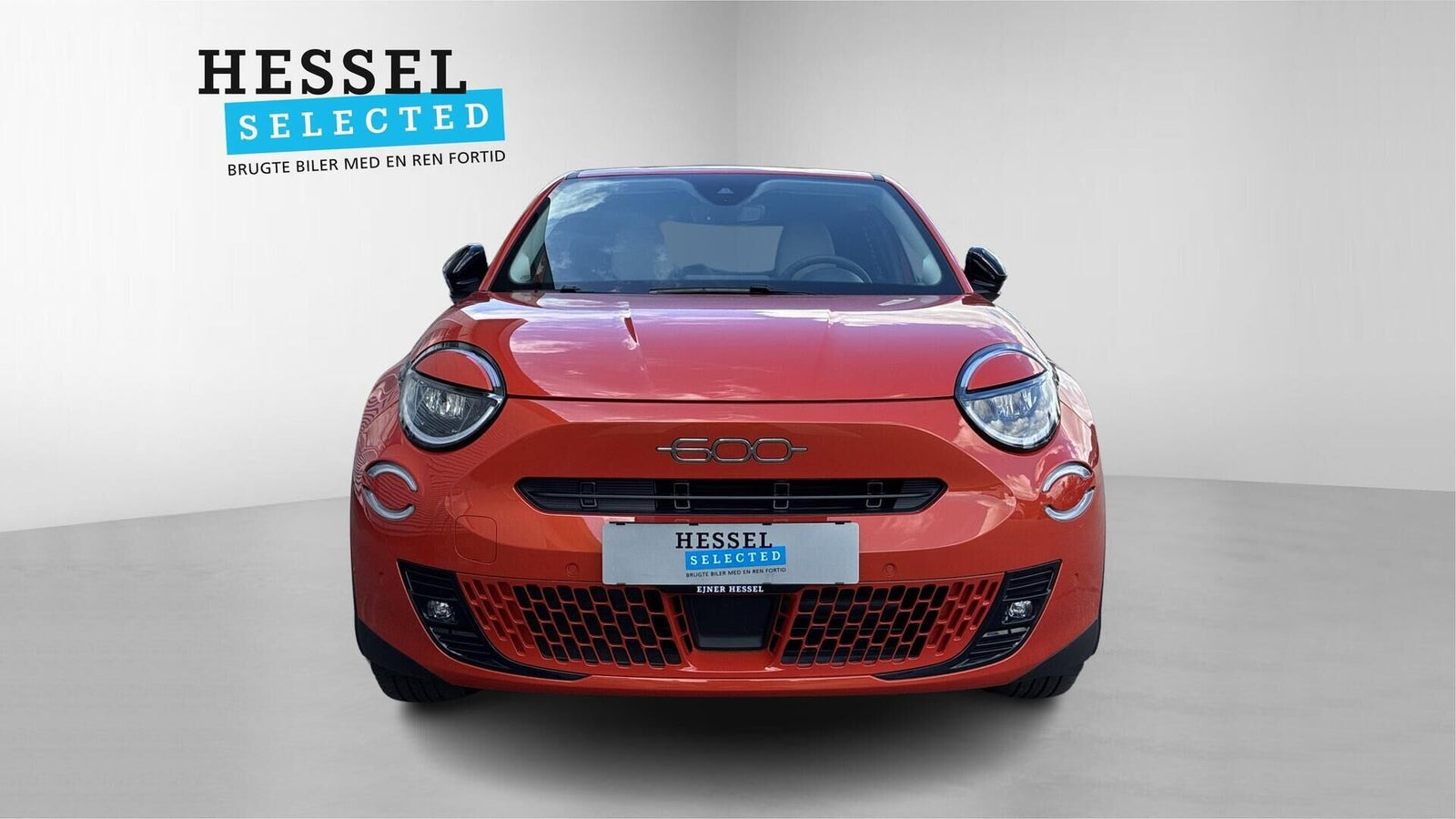 Orange Fiat 600e fra 2025