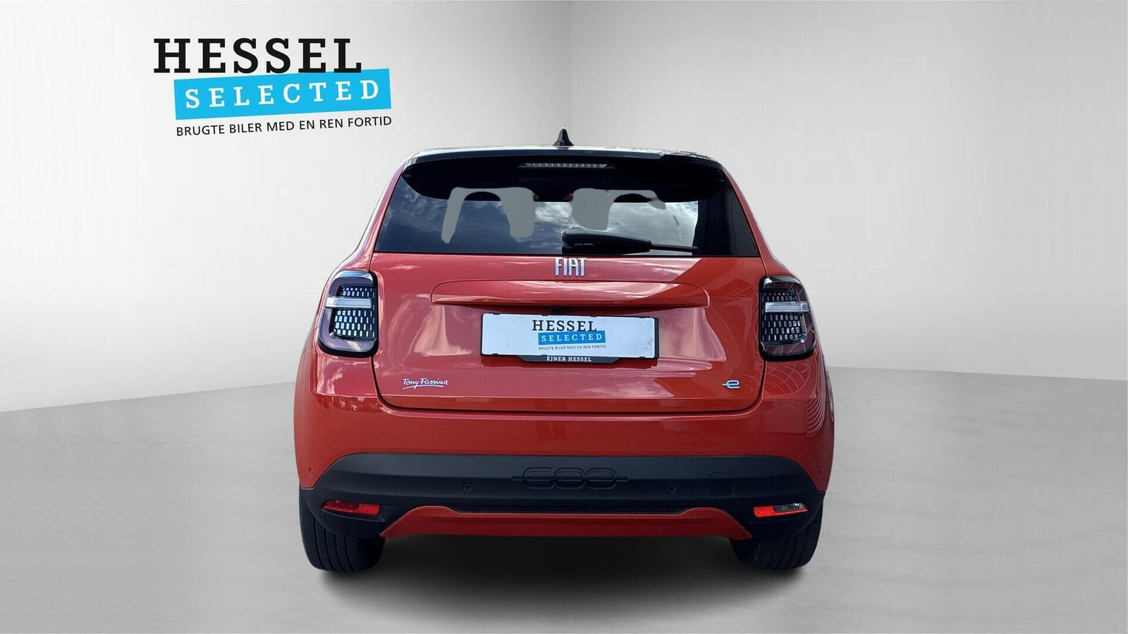 Orange Fiat 600e fra 2025