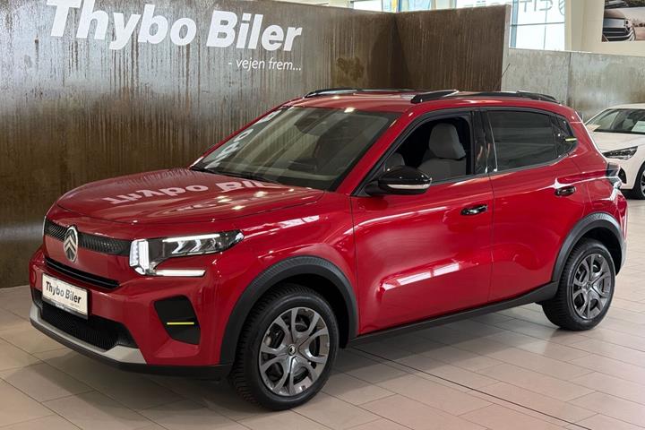 Rød Citroën ë-C3 fra 2025