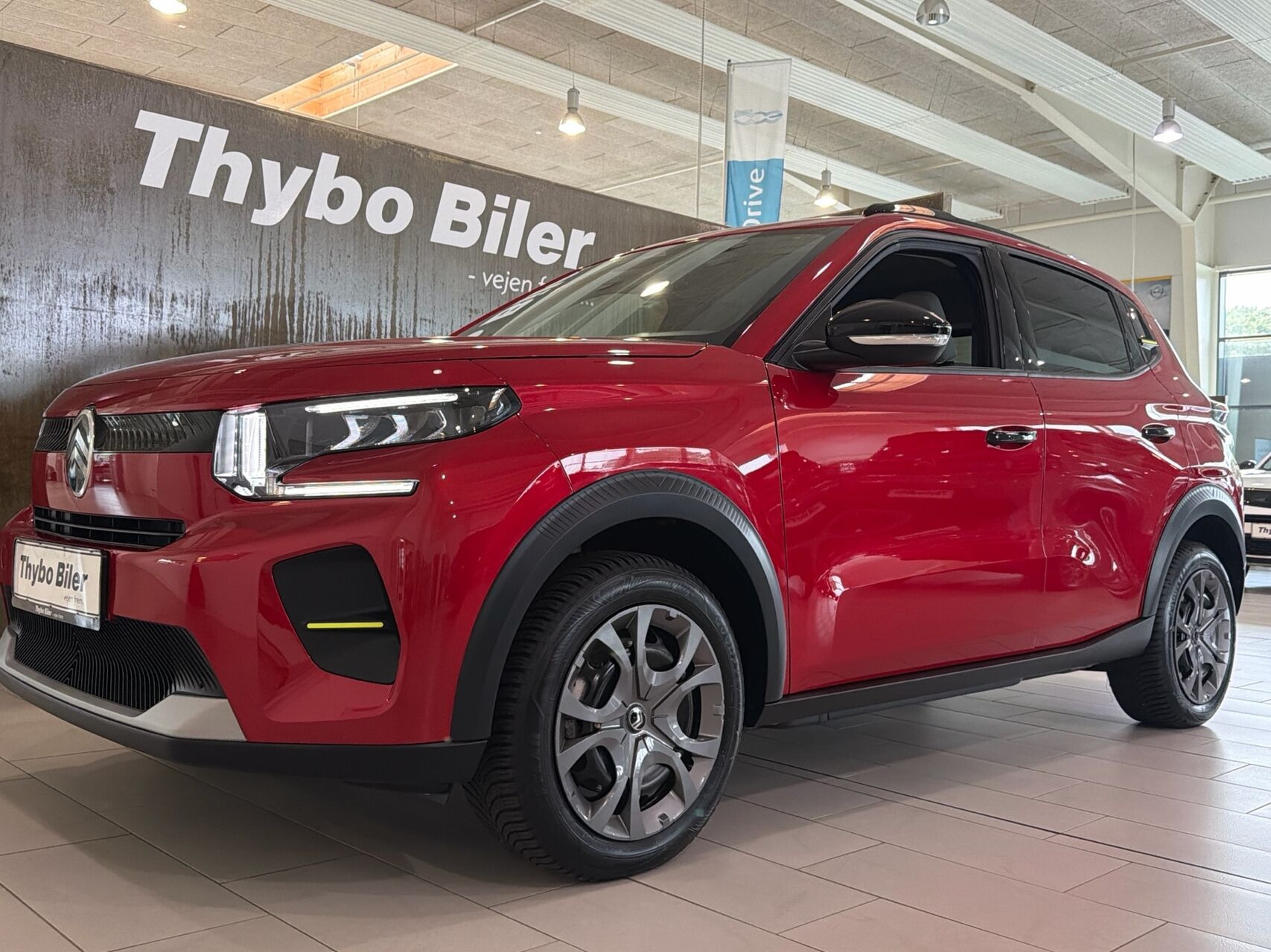 Rød Citroën ë-C3 fra 2025