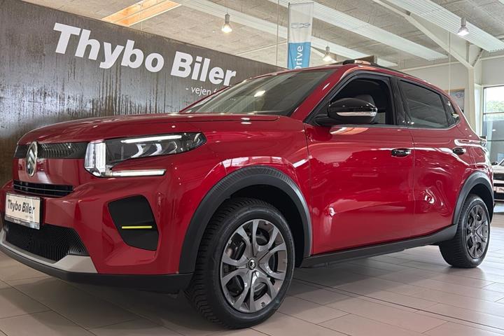 Rød Citroën ë-C3 fra 2025