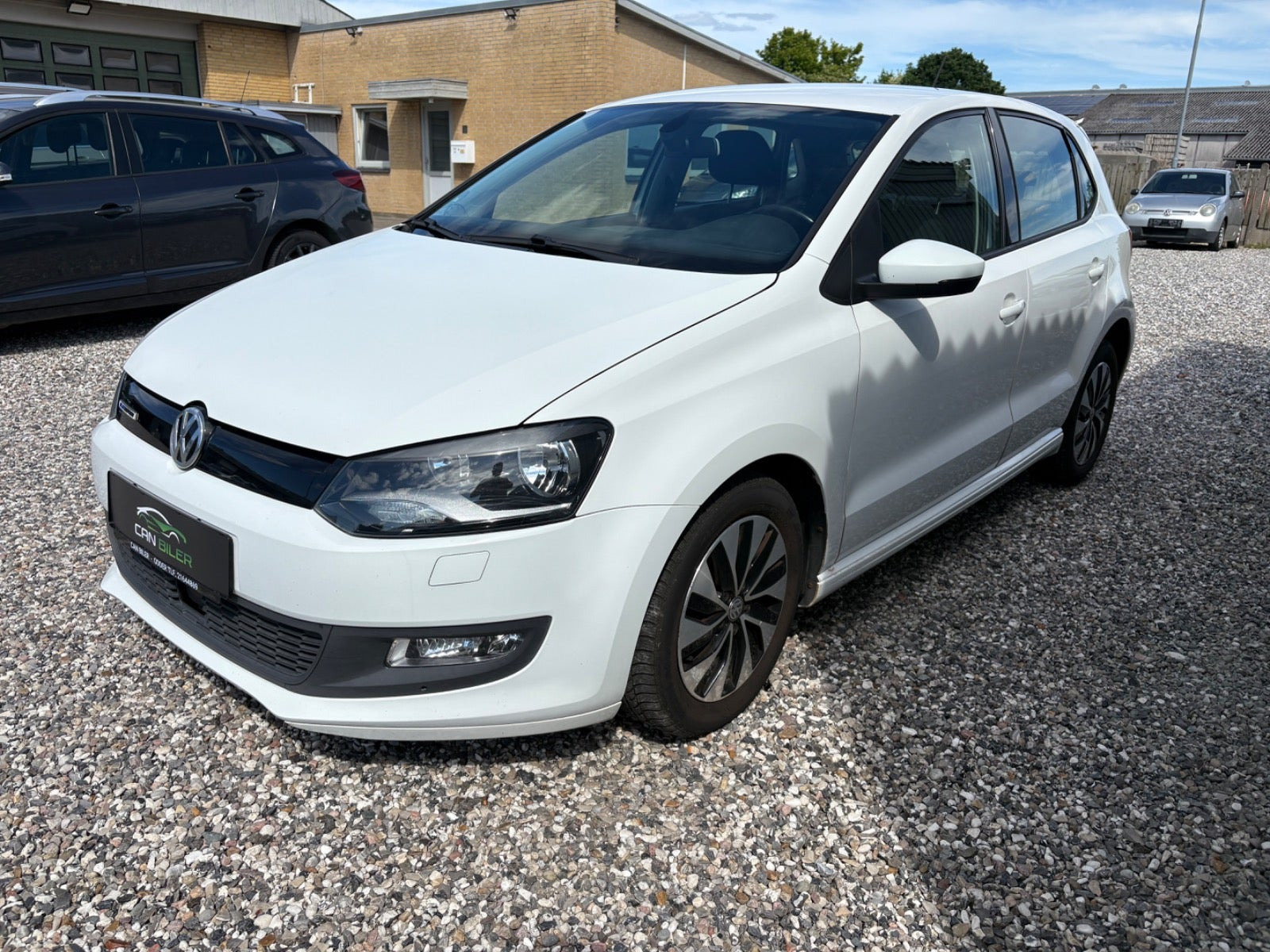Hvid VW Polo fra 2017