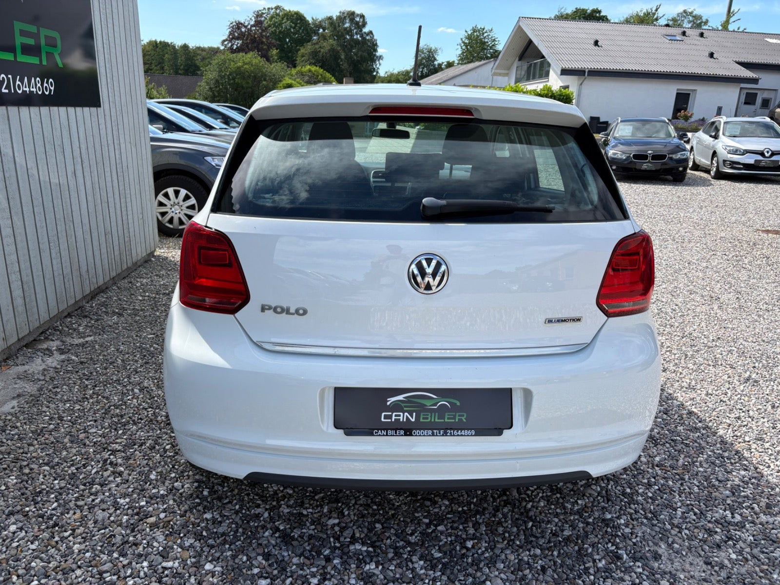 Hvid VW Polo fra 2017