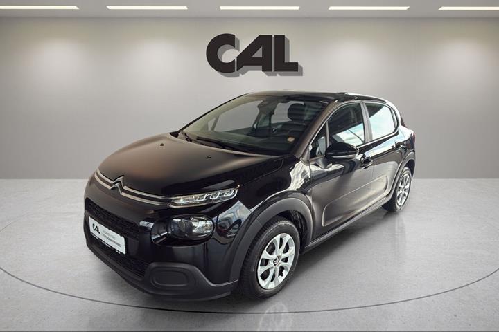 Sort Citroën C3 fra 2020 set udefra