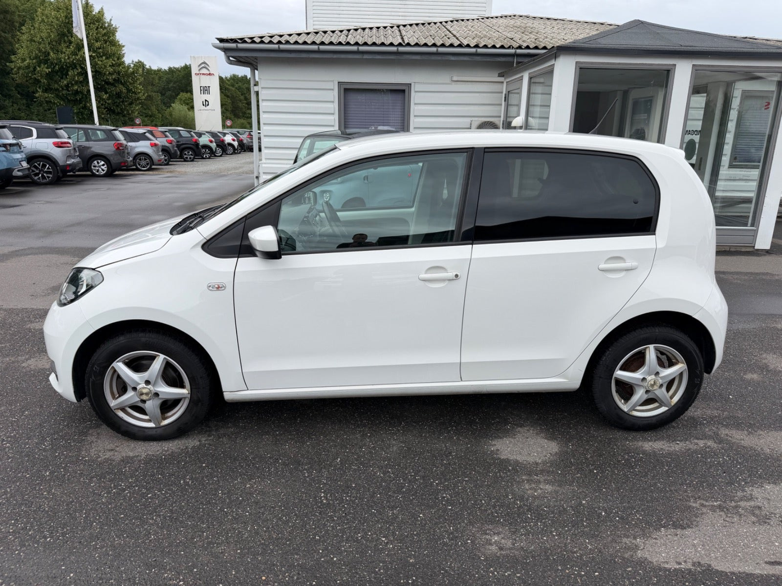 Hvid Skoda Citigo fra 2019