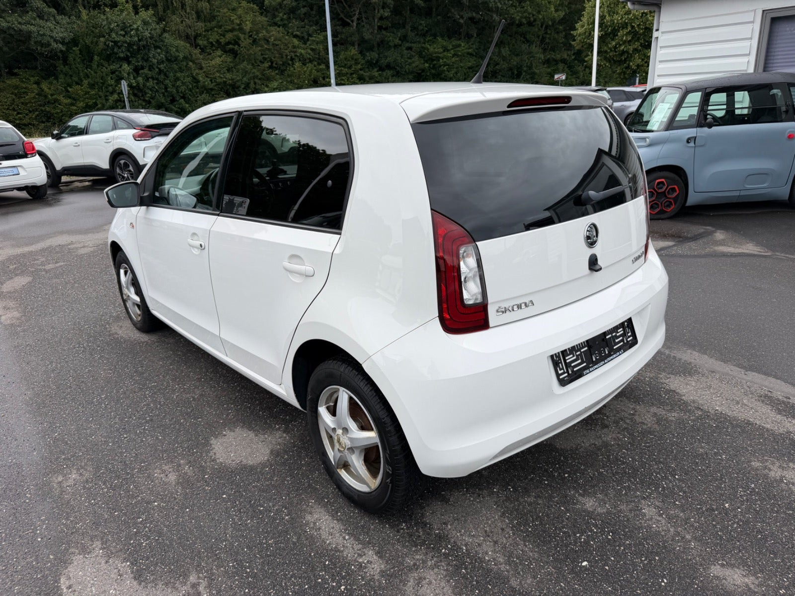 Hvid Skoda Citigo fra 2019