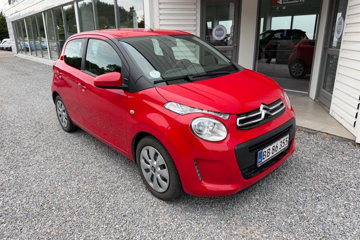 Rød Citroën C1 fra 2016