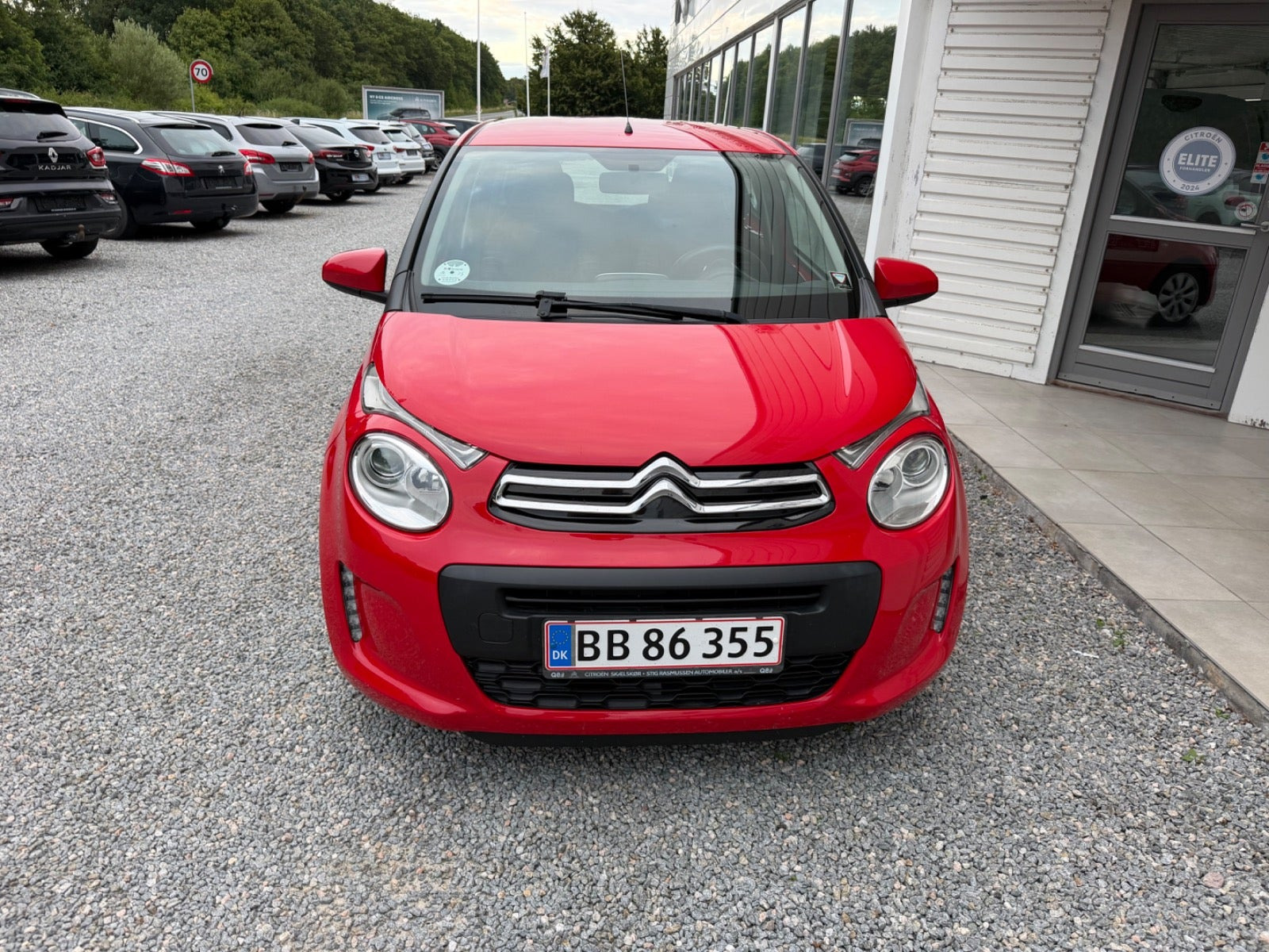 Rød Citroën C1 fra 2016