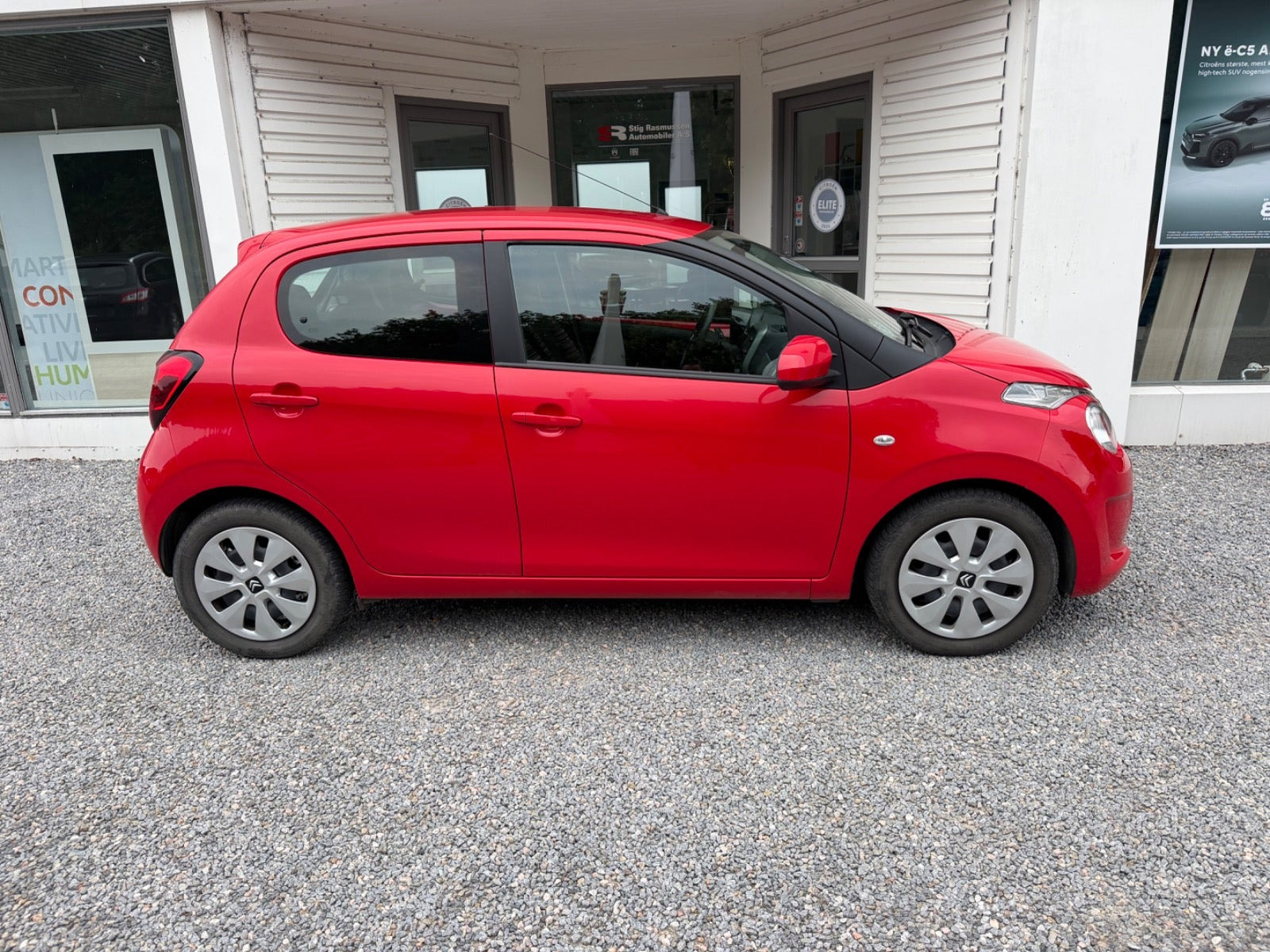 Rød Citroën C1 fra 2016