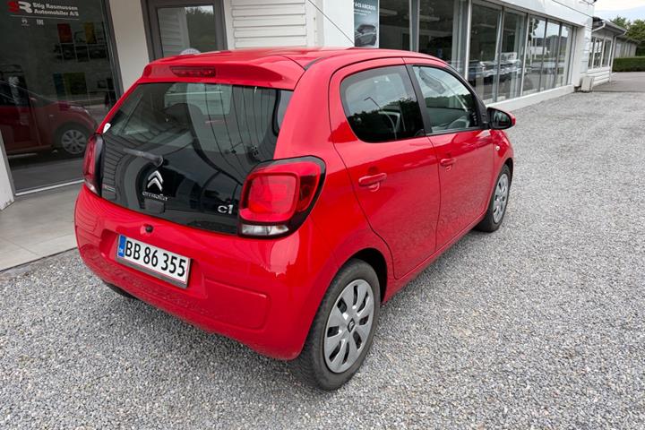 Rød Citroën C1 fra 2016