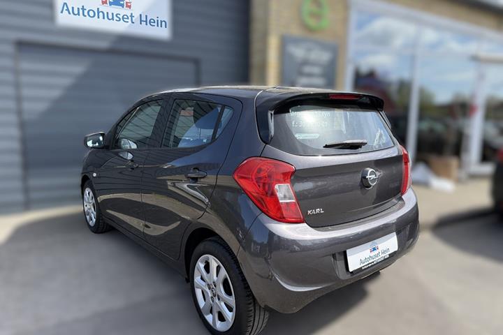 Grå Opel Karl fra 2016