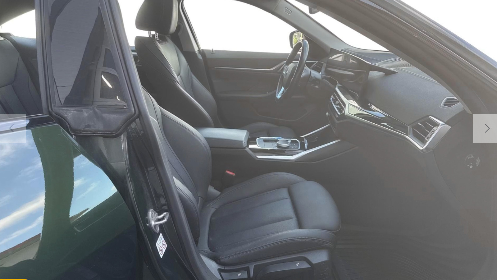 Grøn BMW i4 fra 2024