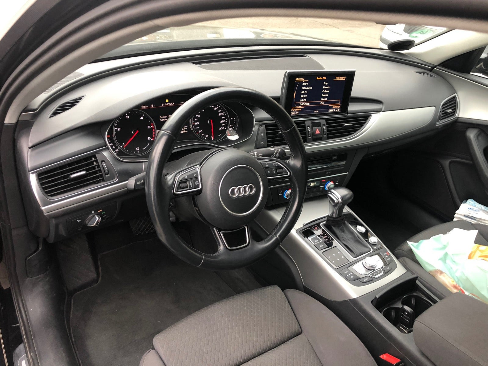Sort Audi A6 fra 2014