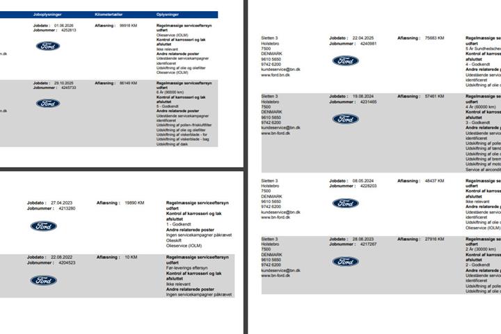 Grå Ford Kuga fra 2022
