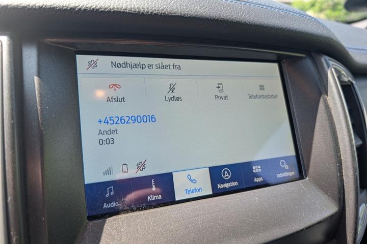 Hvid Ford Ranger fra 2022
