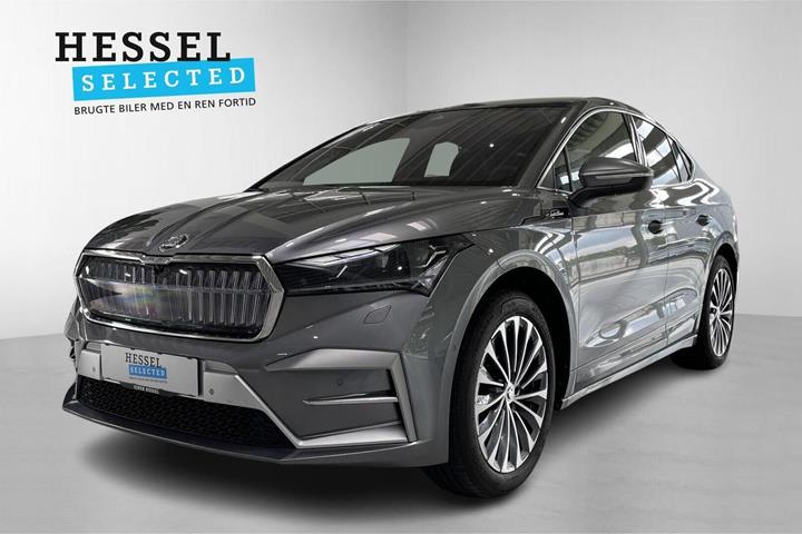 Grå Skoda Enyaq fra 2024