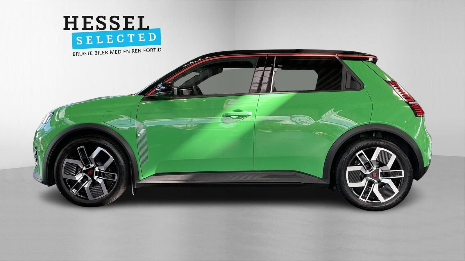 Grøn Renault 5 E-Tech fra 2025