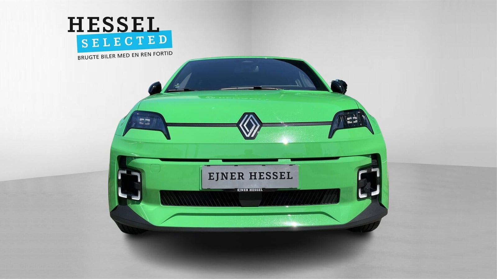 Grøn Renault 5 E-Tech fra 2025