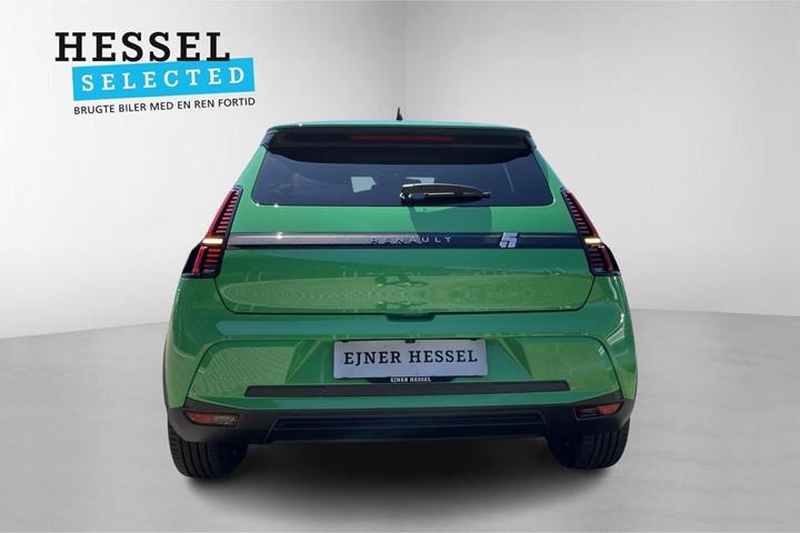 Grøn Renault 5 E-Tech fra 2025
