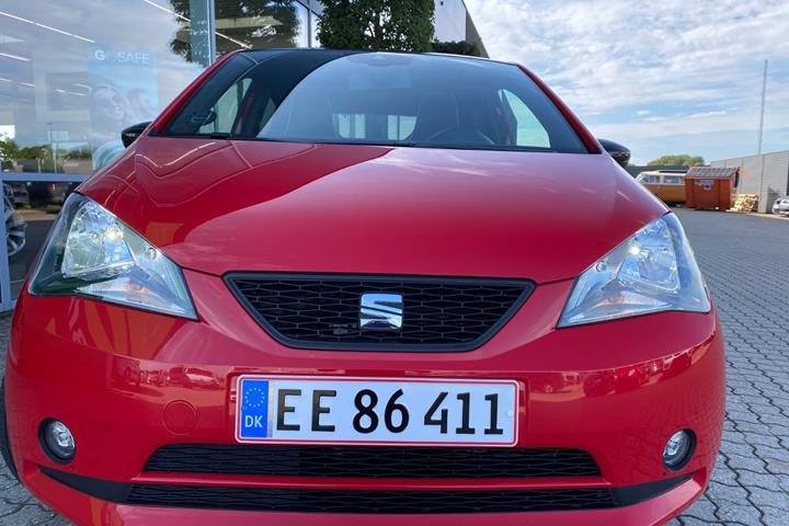 Rød Seat Mii fra 2021