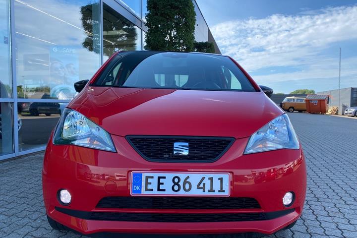 Rød Seat Mii fra 2021