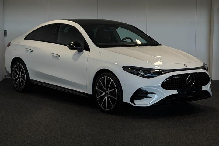 Hvid Mercedes CLA250+ fra 2025