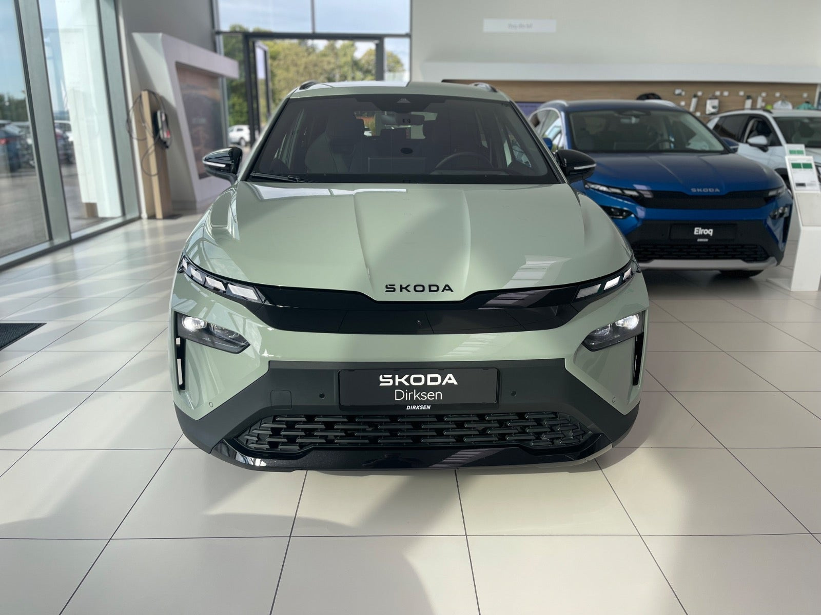 Grøn Skoda Elroq fra 2026