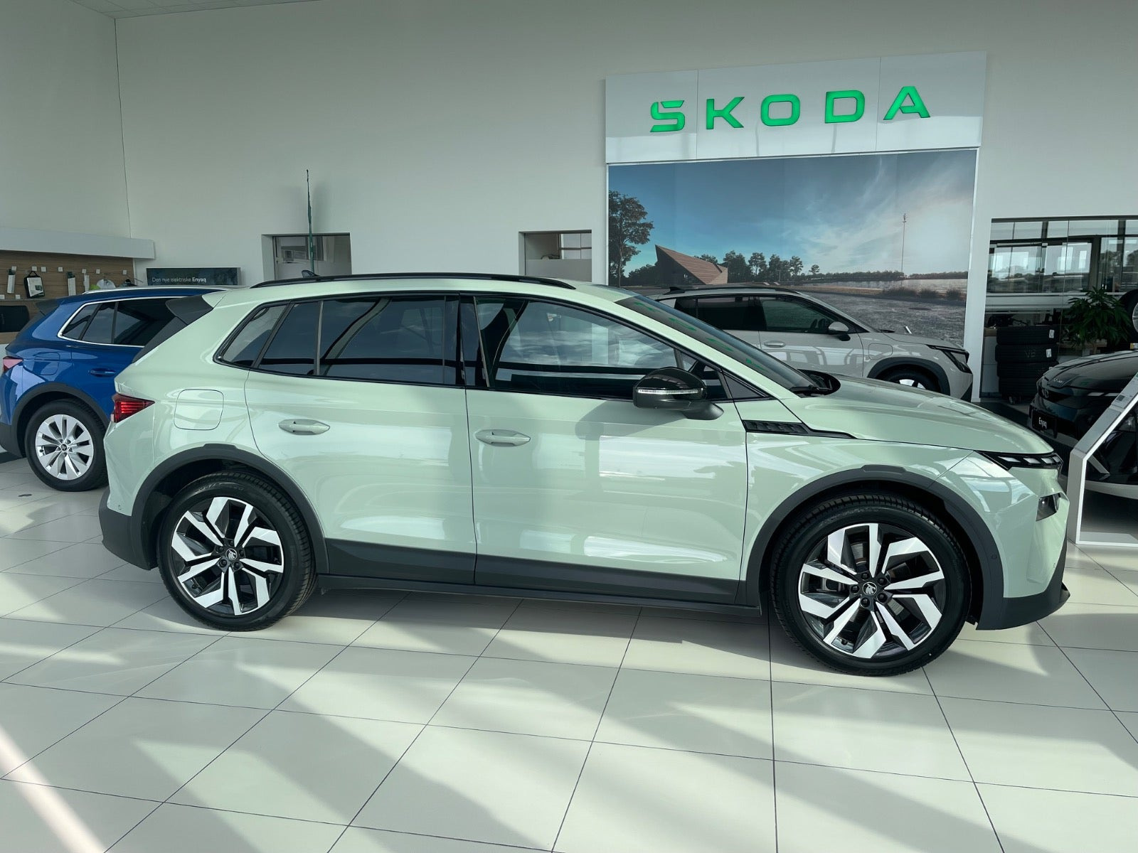 Grøn Skoda Elroq fra 2026