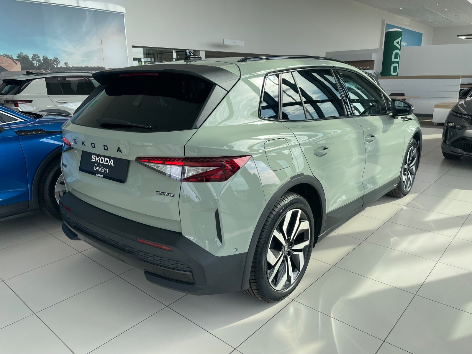 Grøn Skoda Elroq fra 2026