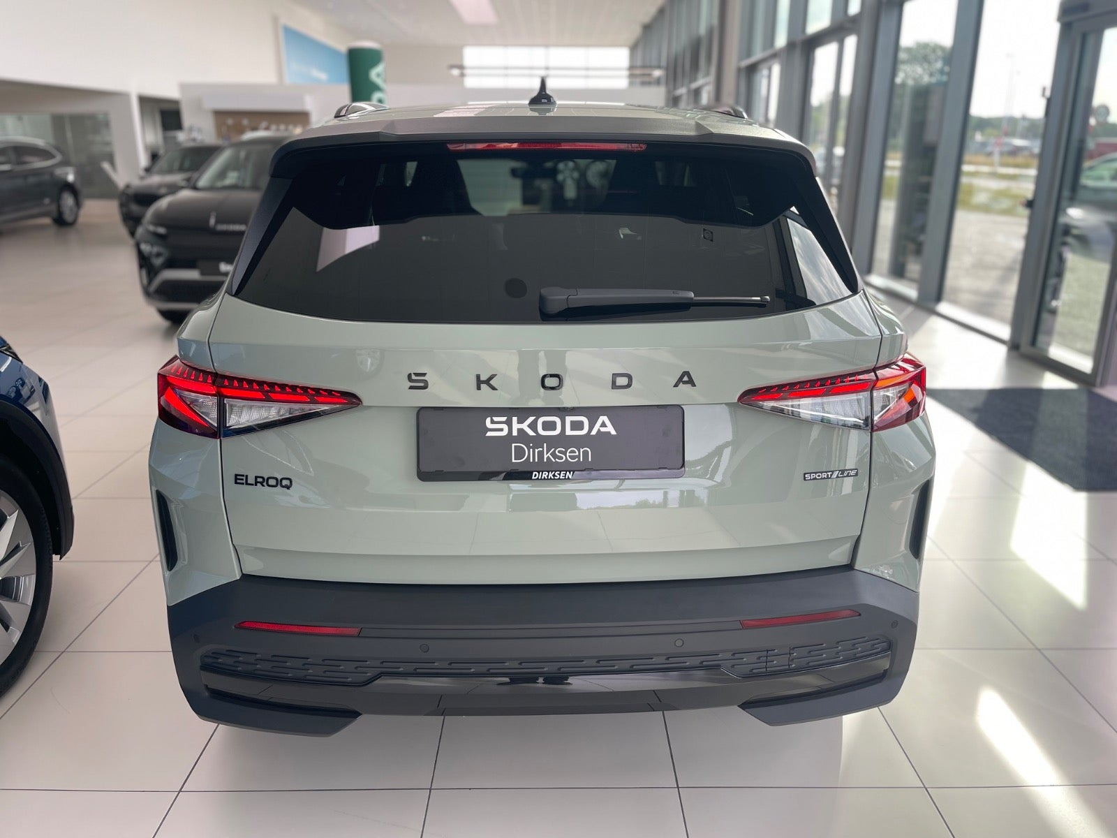 Grøn Skoda Elroq fra 2026