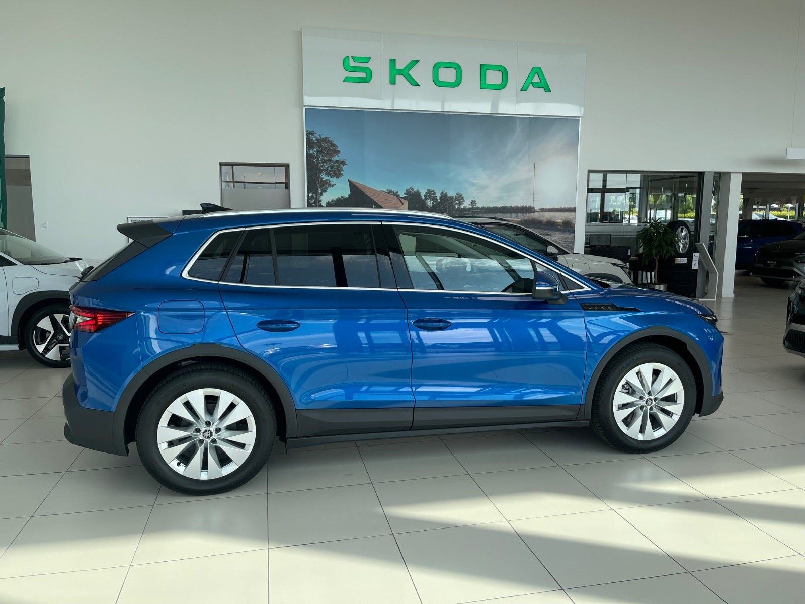 Blå Skoda Elroq fra 2027
