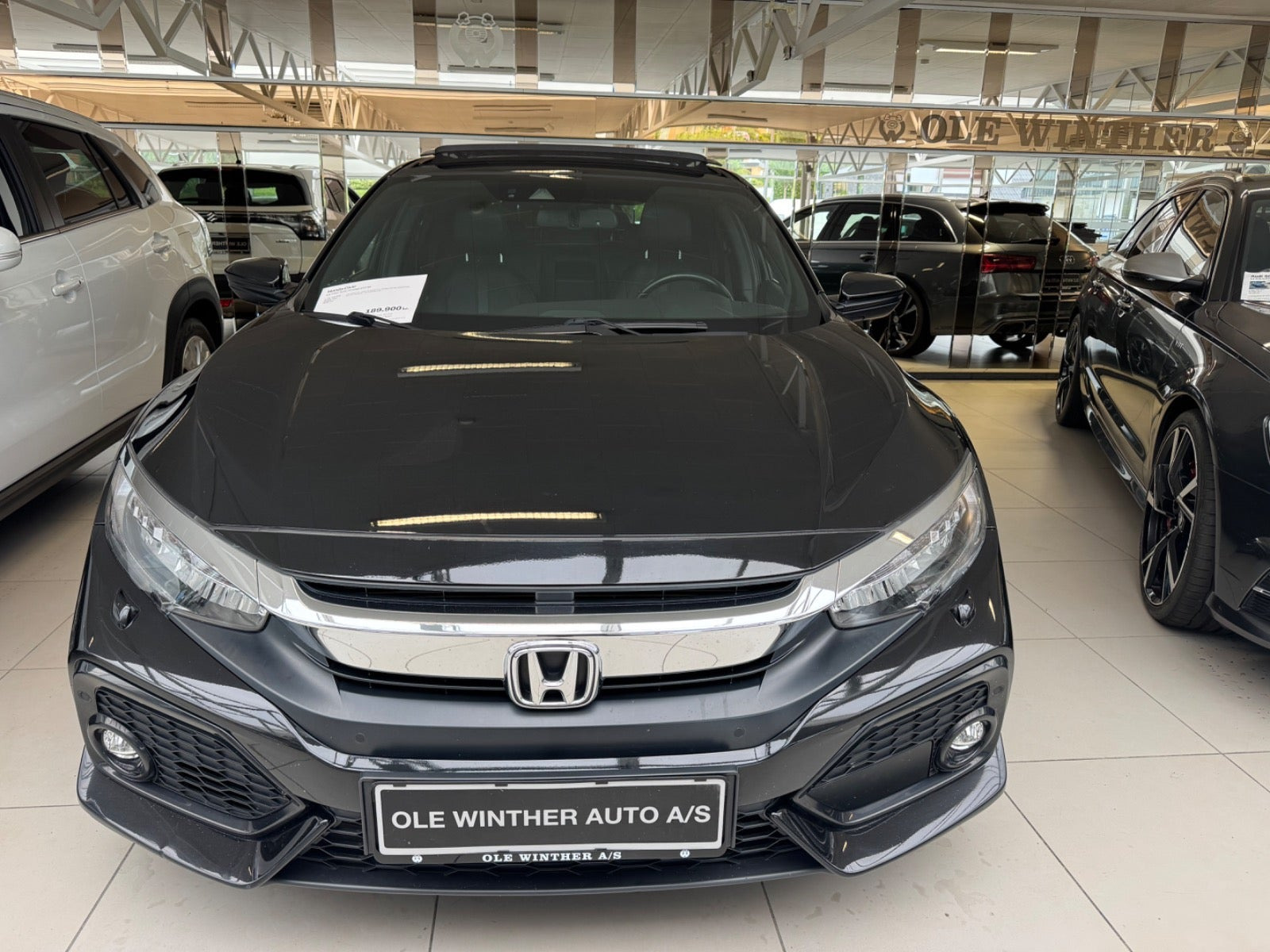 Sort Honda Civic fra 2019