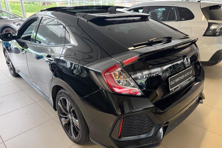 Sort Honda Civic fra 2019