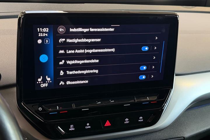 Blå VW ID.4 fra 2022