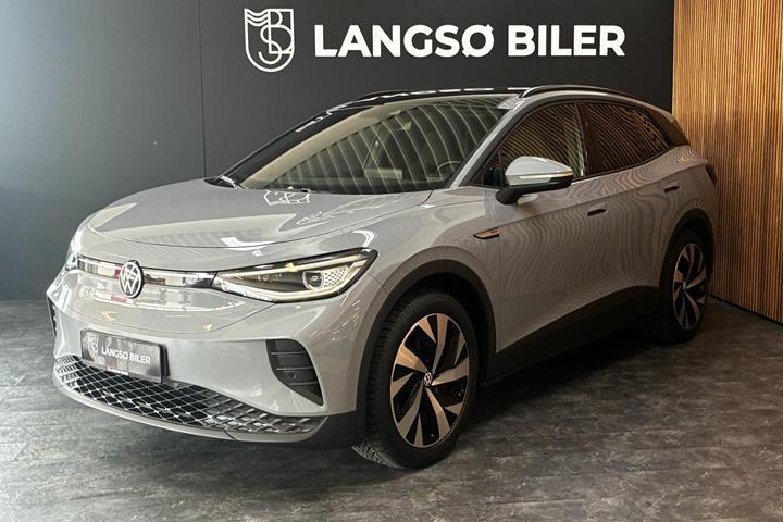 Grå VW ID.4 fra 2021 set udefra