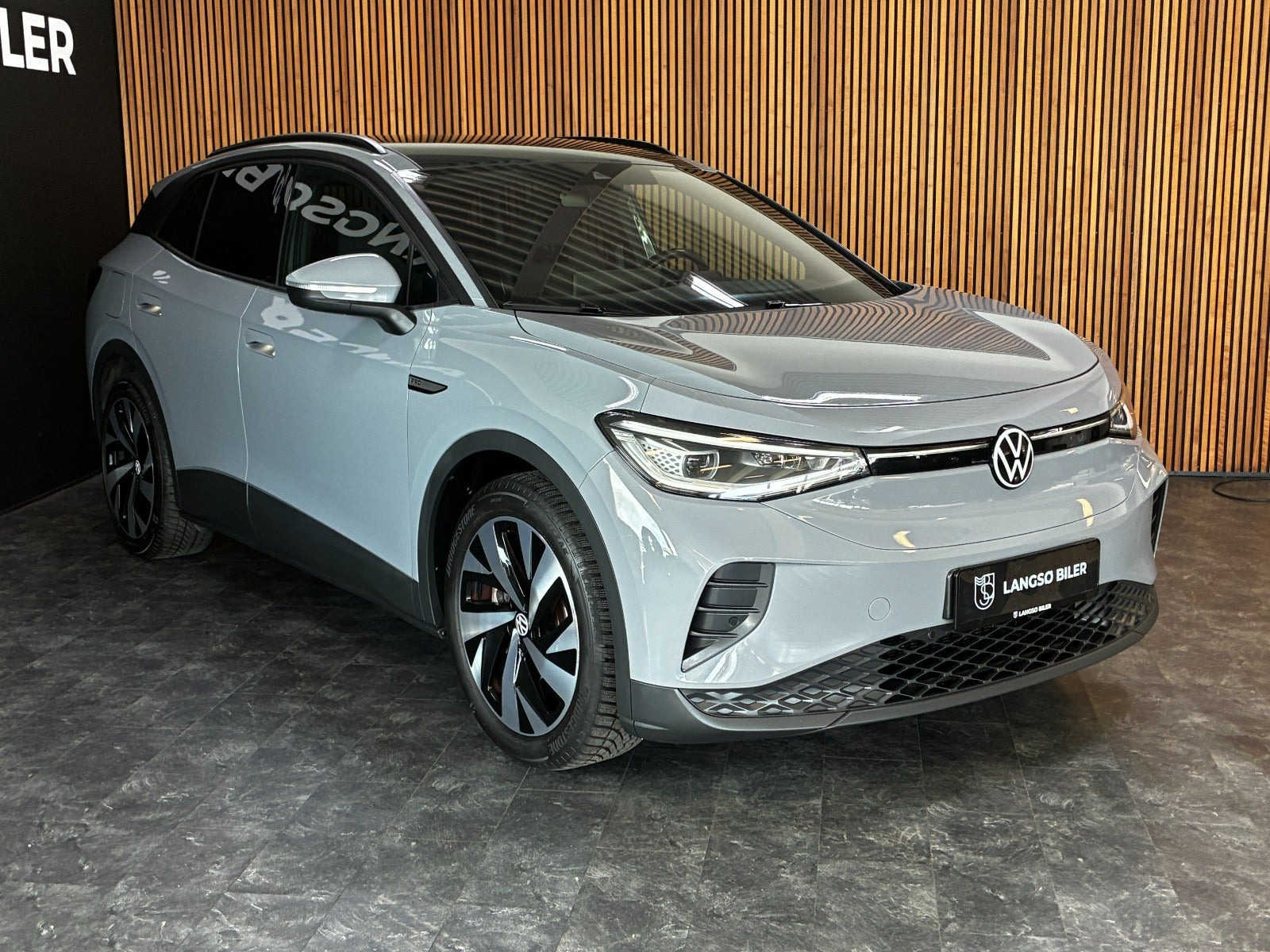 Grå VW ID.4 fra 2021