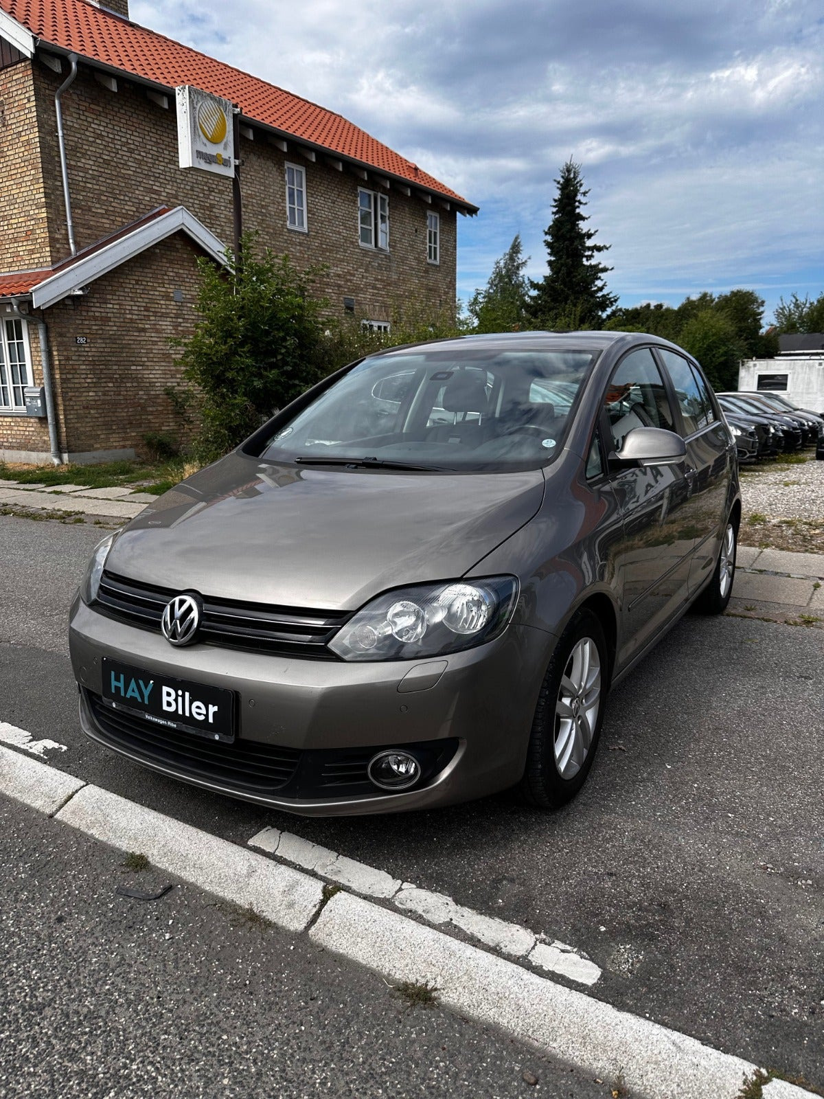 Hvid VW Golf Plus fra 2012