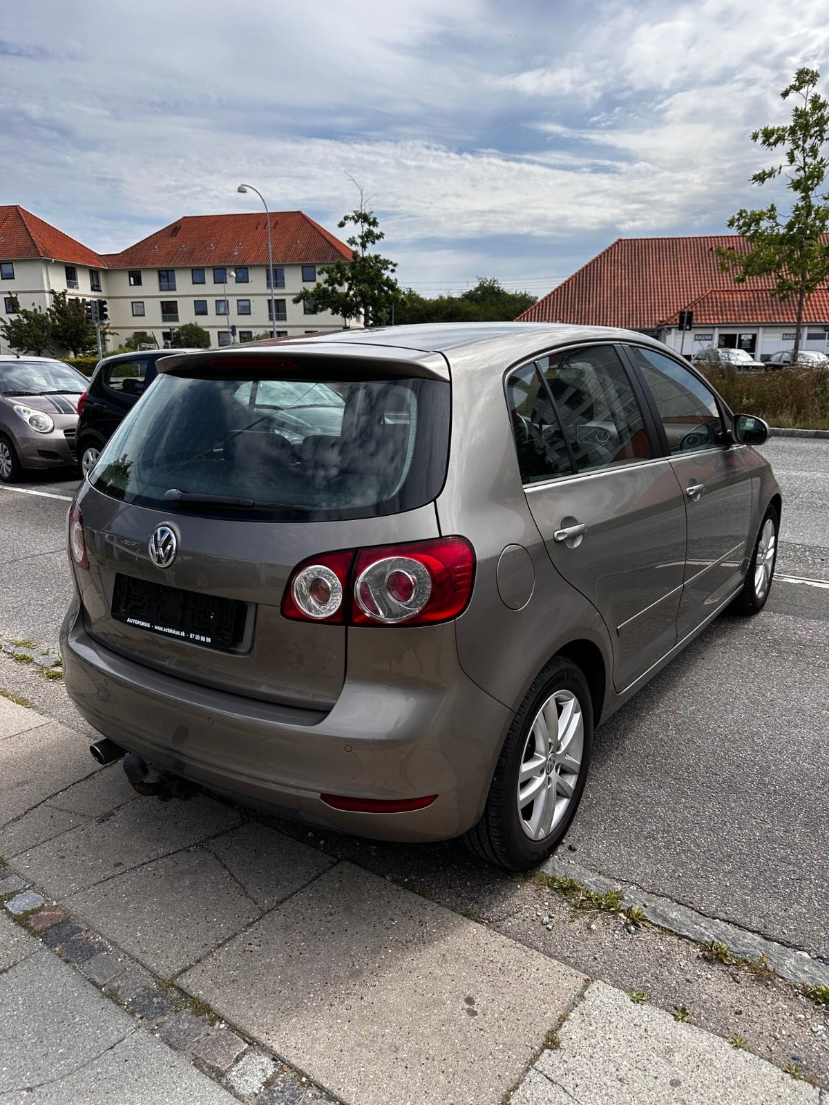Hvid VW Golf Plus fra 2012