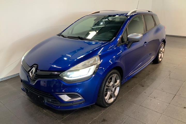 Blå Renault Clio IV fra 2016