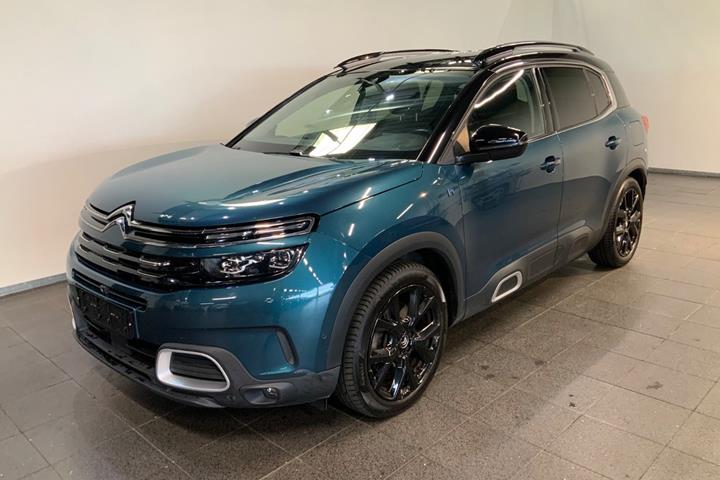 Blå Citroën C5 Aircross fra 2021 set udefra